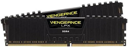 Corsair VENGEANCE LPX 32GB (2 x 16GB) DDR4 3600 (PC4-28800) C16 1.35V Desktop Memory - Black, CMK32GX4M2D3600C16