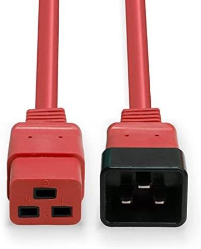 LINDY 1m IEC C19 to C20 Extension Cable