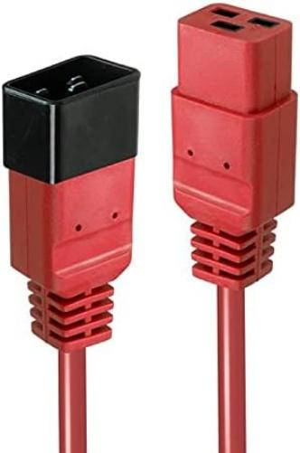 LINDY 30124 2m IEC C19 to C20 Extension Cable