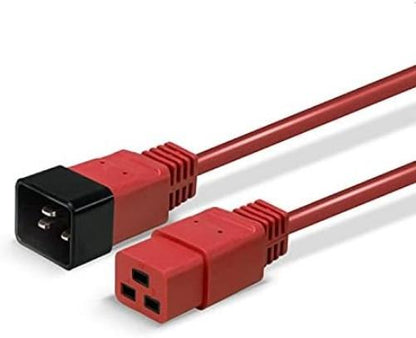 LINDY 30124 2m IEC C19 to C20 Extension Cable