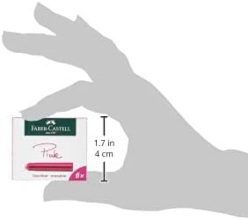 Faber-Castell 185506 Standard Ink Cartridges Standard Pink