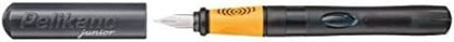 Pelikan 809115 Pelikano-Füller Junior, Feder A (für Anfänger), für Linkshänder, anthrazit, 1 Stück anthrazit 1 stück (1er Pack) für Linkshänder