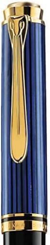 Pelikan Luxury Souveran K600 Ballpoint Pen - Black/Blue Black/ Blue