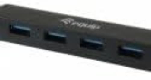 Equip USB-Hub 4Port USB 3.0, schwarz