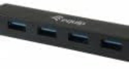 Equip USB-Hub 4Port USB 3.0, schwarz