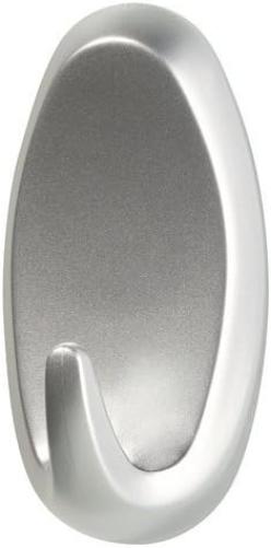 tesa Powerstrips Haken Large Oval matt-chrom