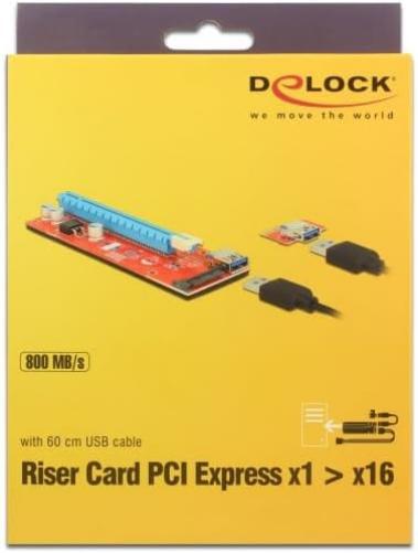 DeLOCK 41423 interface cards/adapter Internal PCI, SATA, USB 3.2 Gen 1 (3.1 Gen 1)