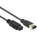 DELOCK FireWire-Kabel FW400 6Pin -> FW800 9Pin St/