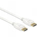 DeLock Cable DisplayPort 1.2 Male to DisplayPort Male 2 m White 4K