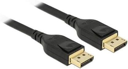 DeLock Cable Displayport 8K 60Hz 1m DP 8K Certified Black