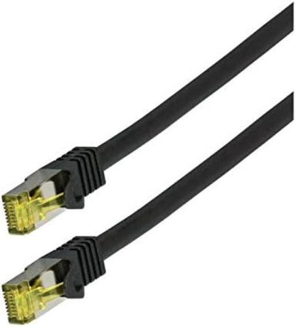 Patch Cable Cat.7 Plug RJ45 6 A S/FTP LSZH 0.5 m Black