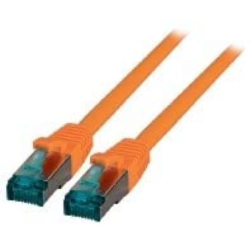 EFB-Elektronik RJ45 Patchkabel Cat.6A S/FTP FRNC - 1,0 m - orange orange 1 m