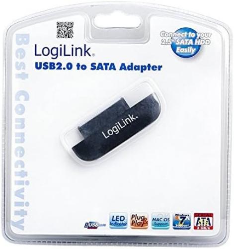 Logilink AU0011A Adapter USB 2.0 zu SATA