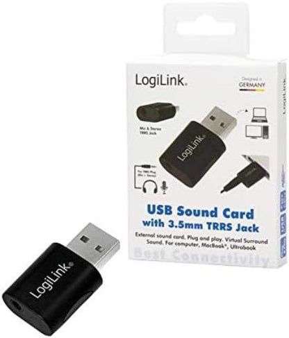 LogiLink UA0299 audio card USB USB-A