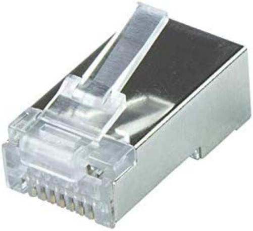 LogiLink Professional Modular Connector Cat.6A STP RJ45 Pack of 50