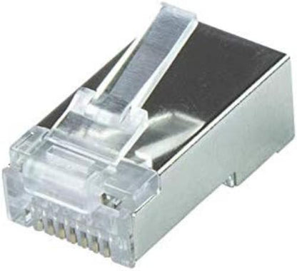 LogiLink Professional Modular Connector Cat.6A STP RJ45 Pack of 50