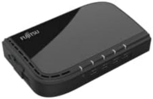 Fujitsu S26391-F6099-L404 interface hub USB 3.2 Gen 1 (3.1 Gen 1) Type-C Black
