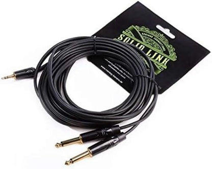 Monkey Banana Solid Link Kabel 2x6.3 mono/3.5 ster