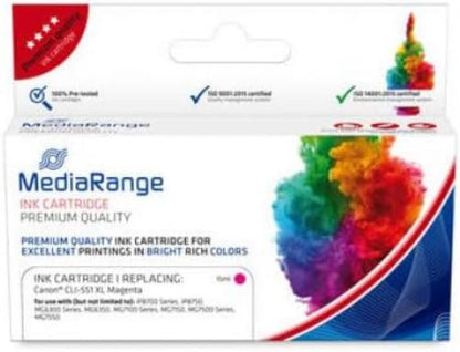 MediaRange Patrone Canon fur CLI-551 XL 1xM mit Ch