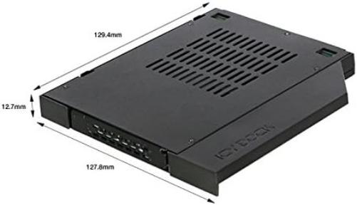 Icy Dock ToughArmor MB411SPO-1B (Fits 12.7mm height ODD Slot)