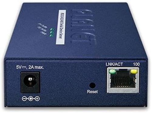Planet 2-Port RS232/422/485 to 1-Port FE Ethernet Converter