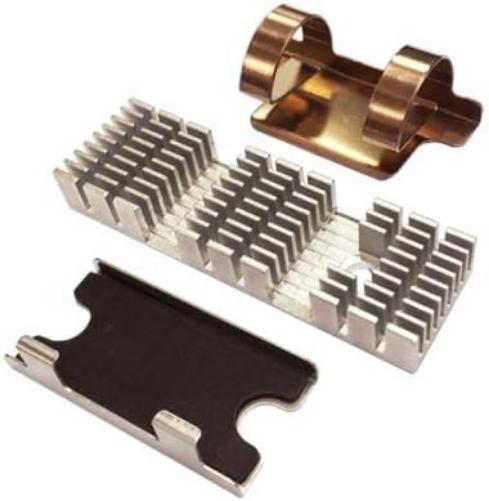 Qnap Heatsink for m.2 SSD Module 68x19.8x1mm Dark Green 2PCs