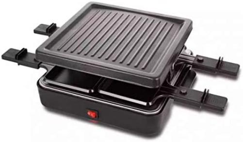 `Emerio Raclettegrill,4 Pfannen,Grillplatte antihaf`