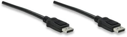 Techly DisplayPort 1.2, Audio/Video Kabel, schwarz