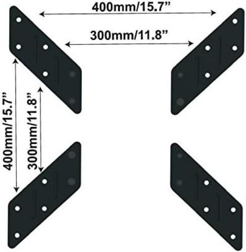 Techly Universal VESA-Adapter von 200x200 bis zu 4