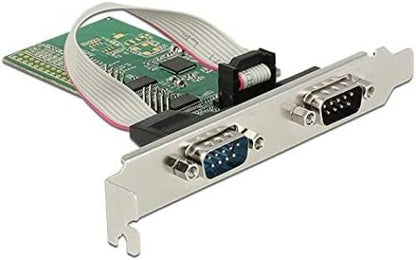 DeLOCK 89557 Internal Serial Interface Cards/Adapters - Interface Cards/Adapters (PCIe, Serial, Low-Profile, RS-232, Asix AX99100, 256 B)