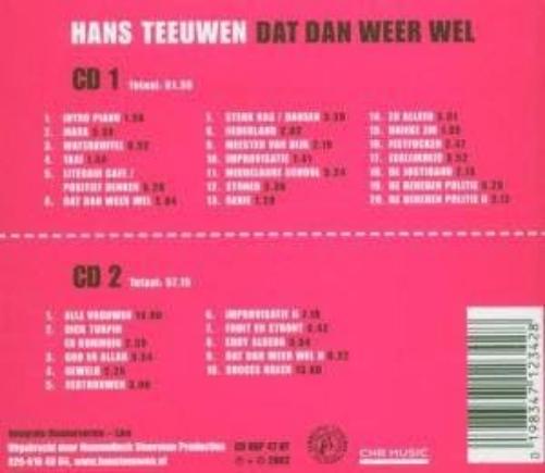 Hans Teeuwen - Dat dan Weer Wel