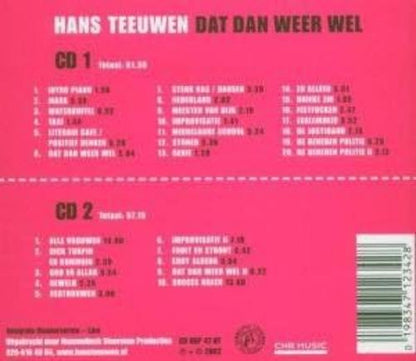 Hans Teeuwen - Dat dan Weer Wel
