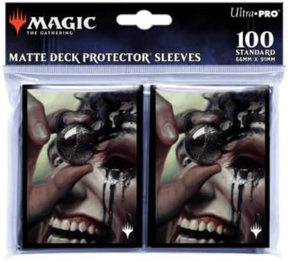 Ultra PRO - Modern Horizons 3 Jet Medallion 100ct Deck Protector Sleeves for Magic: The Gathering, Protective Premium Collectible Trading Card Sleeve Game Accessory