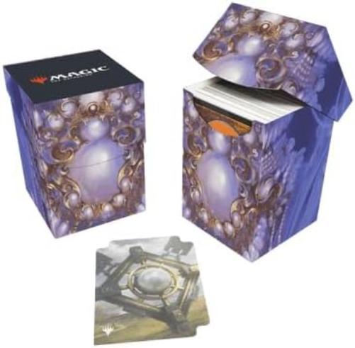 Ultra Pro - Modern Horizons 3 100+ Deck Box® White for Magic: The Gathering, Standard Size Organizer Double-sleeved Card Protector Self-locking lid Deck Box