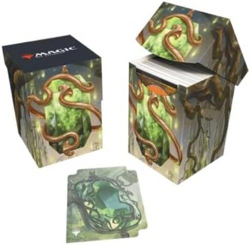 Ultra Pro - Modern Horizons 3 100+ Deck Box® Green for Magic: The Gathering, Standard Size Organizer Double-sleeved Card Protector Self-locking lid Deck Box