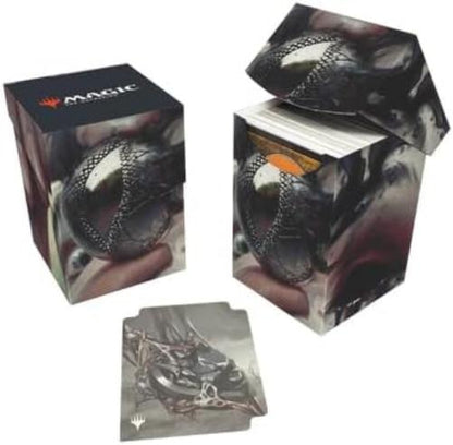 Ultra Pro - Modern Horizons 3 100+ Deck Box® Black for Magic: The Gathering, Standard Size Organizer Double-sleeved Card Protector Self-locking lid Deck Box