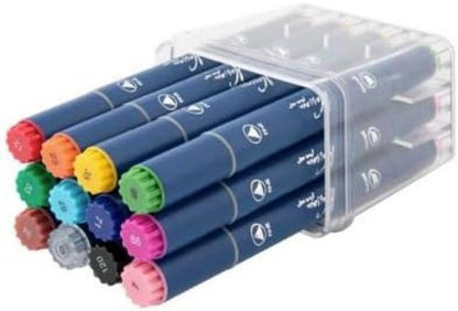 Nassau - Round Dual Markers (12 Pcs) (Ar0103/23Ge)