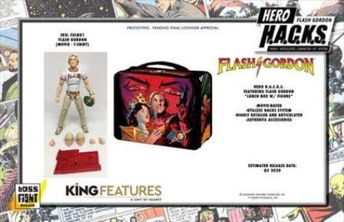 Flash Gordon Hero H.A.C.K.S. figurine Flash Gordon with Lunchbox