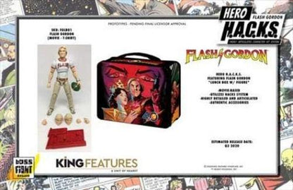 Flash Gordon Hero H.A.C.K.S. figurine Flash Gordon with Lunchbox