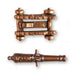 Wooden Model - Cannon Carriage - 40 mm