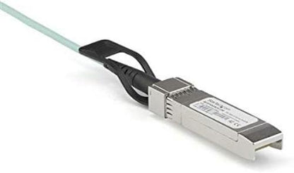 StarTech.com Dell EMC AOC-SFP-10G-3M Compatible 3m/9.84ft 10G SFP+ to SFP+ AOC Cable - 10GbE SFP+ Active Optical Fiber - 10Gbps SFP Plus/Mini GBIC/Transceiver Module Cable (AOCSFP10G3ME)