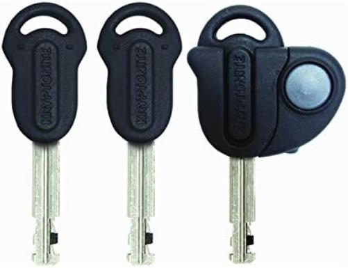 Kryptonite Evolution Disc Lock - Premium Pack - Orange With Pouch And reminder cable