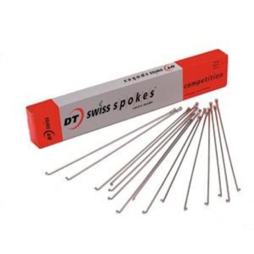 DT Swiss Competition silver spokes 14 / 15 g = 2 / 1.8 mm box 100, 250 mm