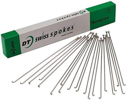 DT Swiss Champion silver spokes 14 g = 2 mm box 100, 302 mm