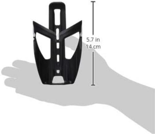 Elite Ala resin bottle cage, black / white