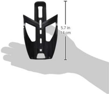 Elite Ala resin bottle cage, black / white