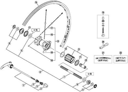 Shimano PD-M647 cap bolt unit