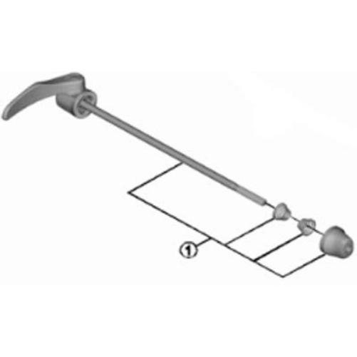 Shimano WH-U5000-R Complete quick release, 173 mm