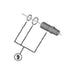 Shimano RD-RX800 P-axle unit