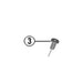Shimano BM-E6010 M5 bolt